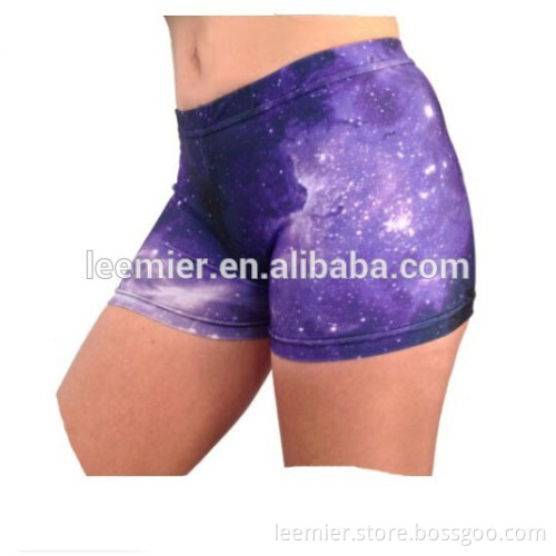 Sublimation printing sexy girls gym shorts